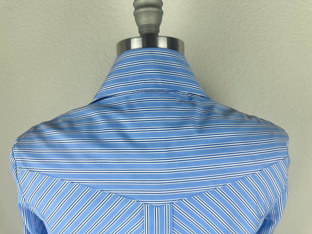 CR RanchWear Apparel & Accessories CR Simply Stated Blue and White Multistripes