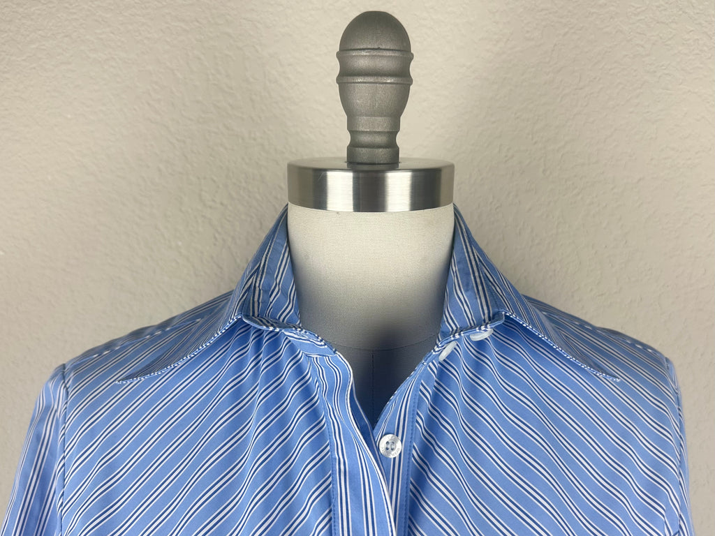 CR RanchWear Apparel & Accessories CR Simply Stated Blue and White Multistripes