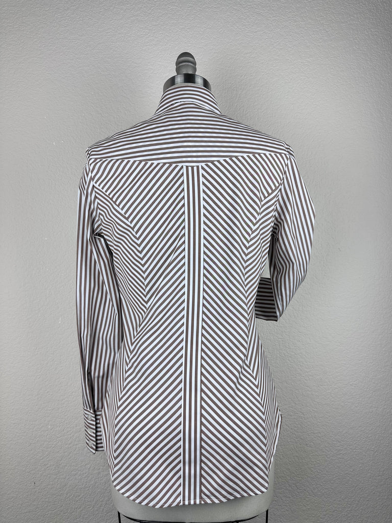 CR RanchWear Apparel & Accessories CR Simply Stated Brown and White Bengal Stripe with Teal Paisley