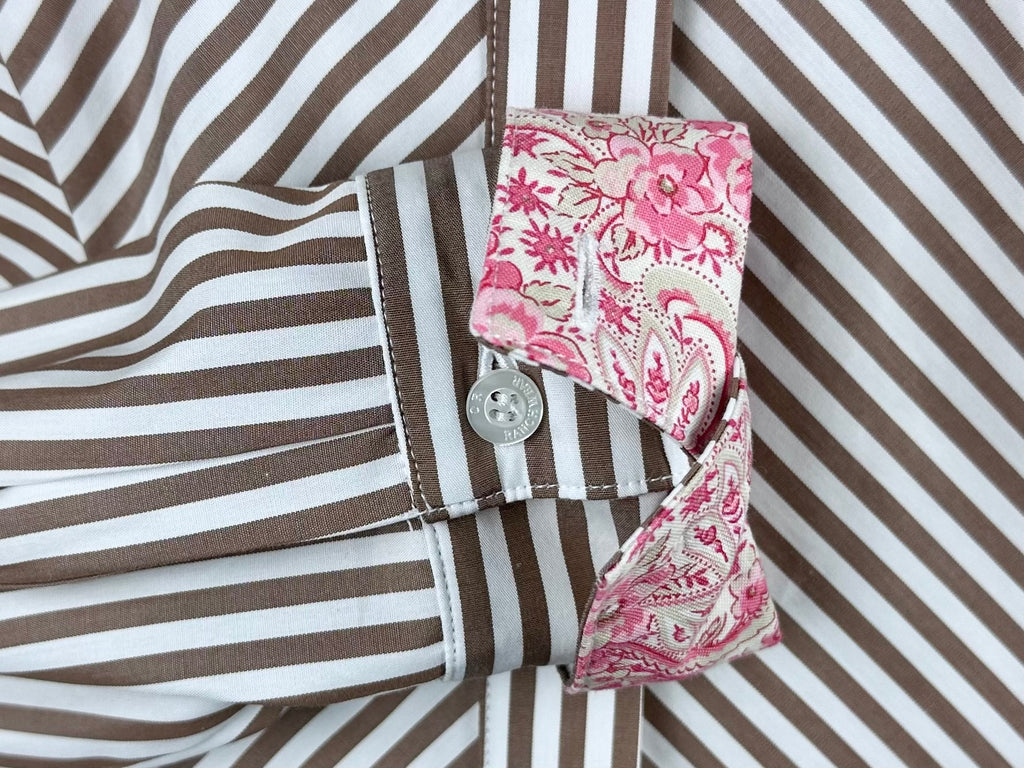 CR RanchWear Apparel & Accessories CR Simply Stated Brown and White Bengal with Pink Paisley