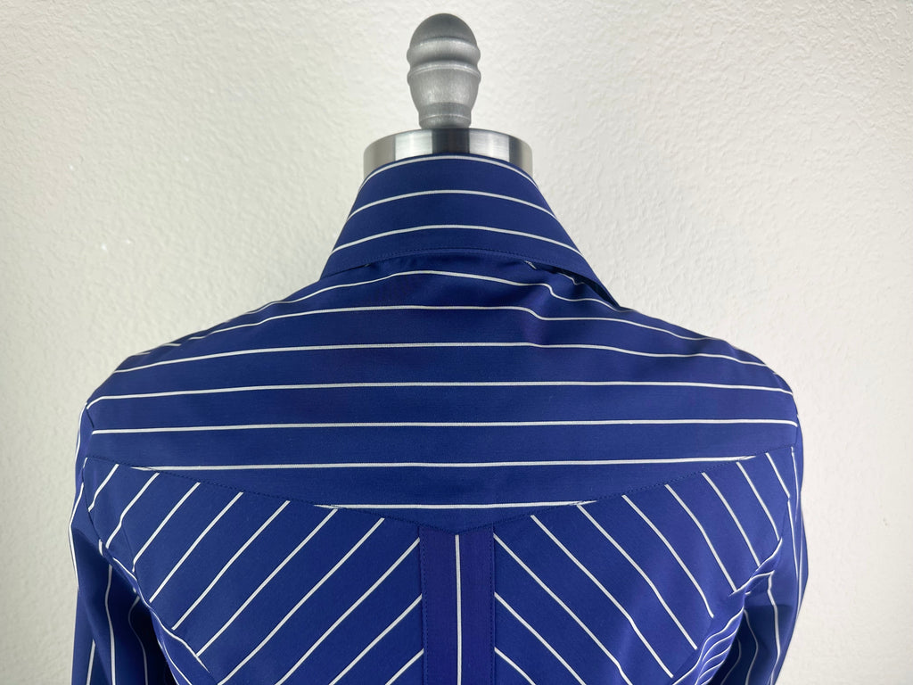 CR RanchWear Apparel & Accessories CR Simply Stated Navy and Champagne Pinstripe