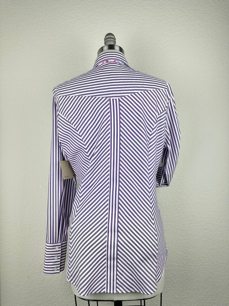 CR RanchWear Apparel & Accessories CR Simply Stated Purple and White Bengal with Floral Contrast