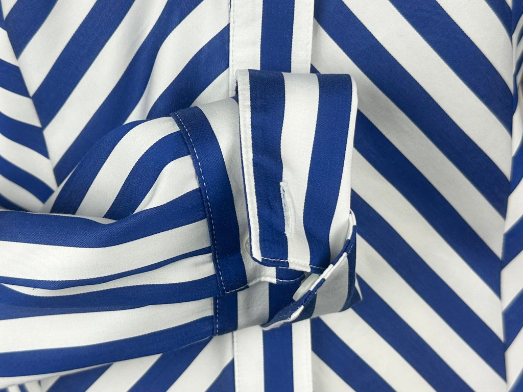 CR RanchWear Apparel & Accessories CR Simply Stated Royal and White Bengal Stripe