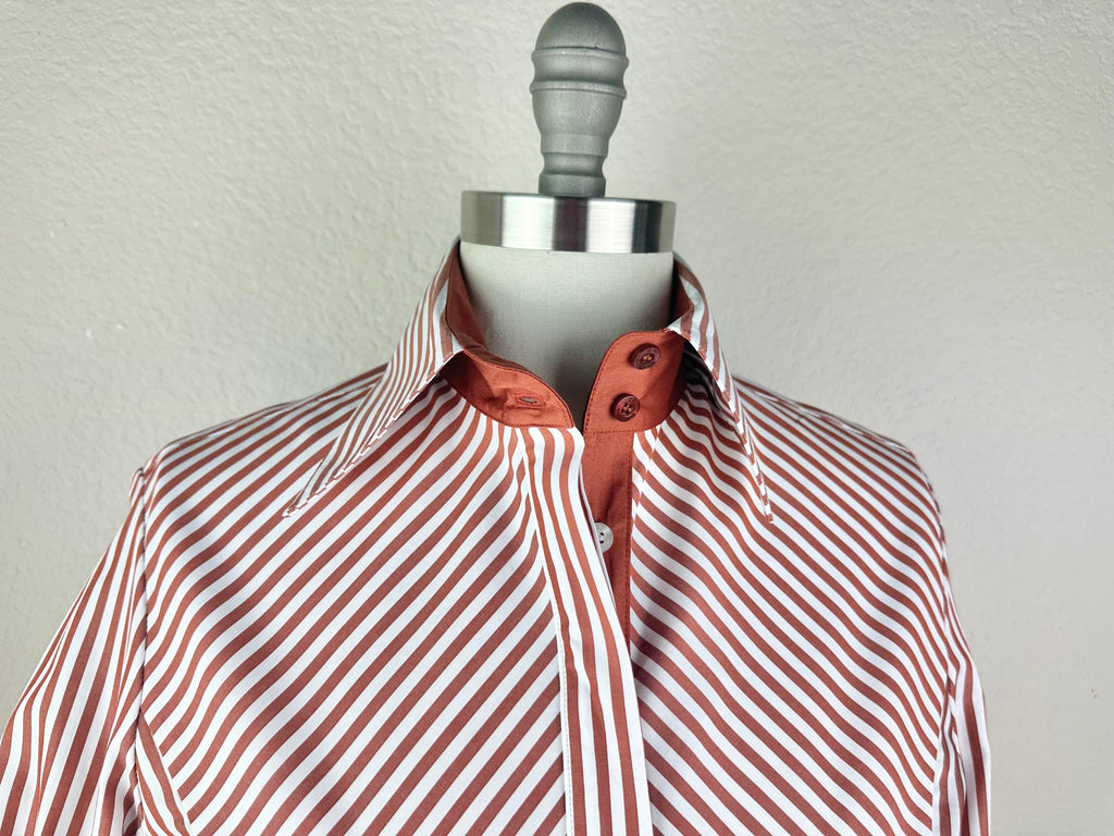 CR RanchWear Apparel & Accessories CR Simply Stated Rust and White Bengal Stripe