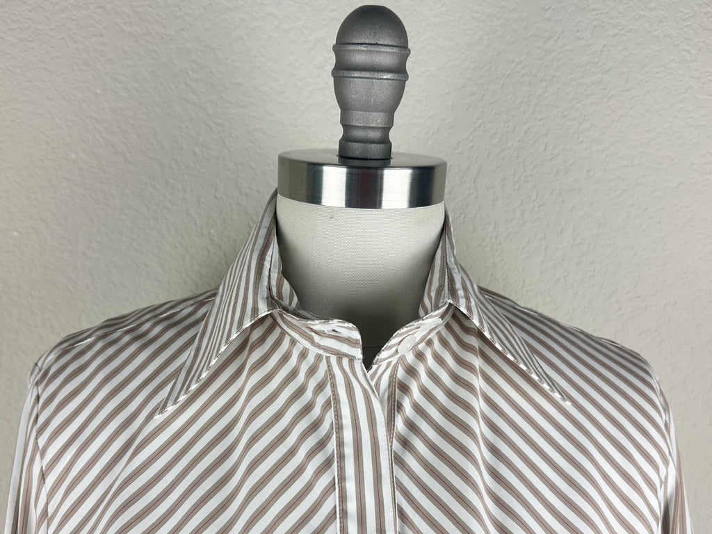 CR RanchWear Apparel & Accessories CR Simply Stated Tan, White and Red Stretch Cotton Sateen