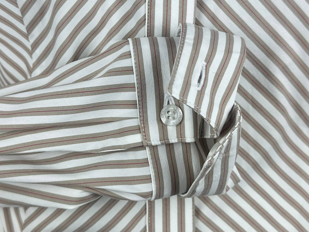 CR RanchWear Apparel & Accessories CR Simply Stated Tan, White and Red Stretch Cotton Sateen