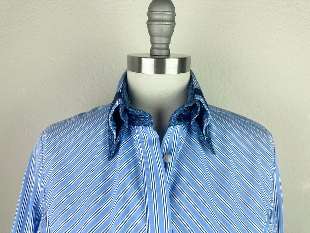 CR RanchWear Apparel & Accessories CR Statement Light Blue and White Stripes