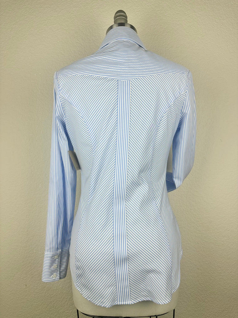 CR RanchWear Apparel & Accessories CR Statement Light Sky Blue and White Pintripe