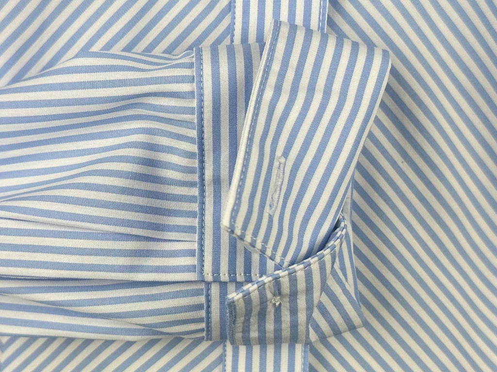 CR RanchWear Apparel & Accessories CR Statement Light Sky Blue and White Pintripe