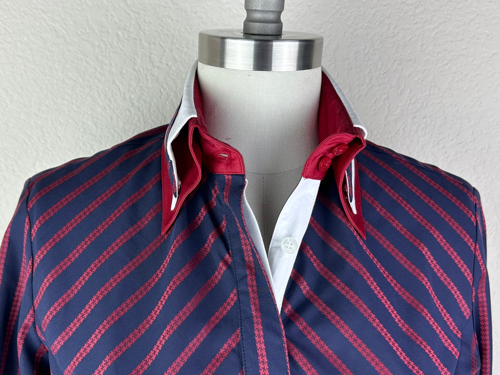 CR RanchWear Apparel & Accessories CR Statement Navy and Red Stripe Italian Cotton