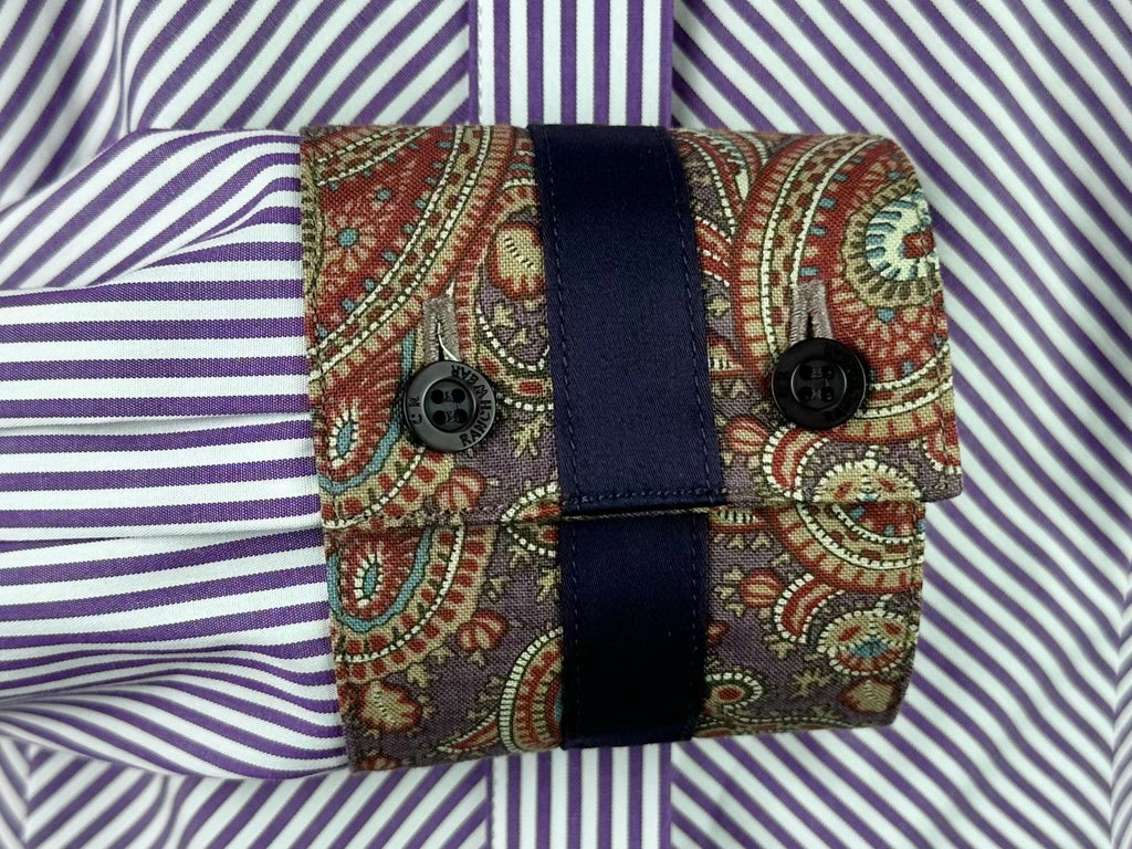 CR RanchWear Apparel & Accessories CR Statement Purple and White Bengal Stripe