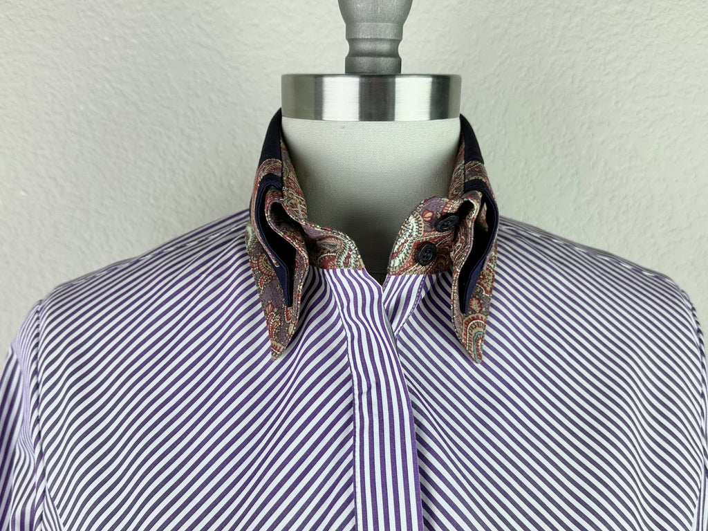 CR RanchWear Apparel & Accessories CR Statement Purple and White Bengal Stripe