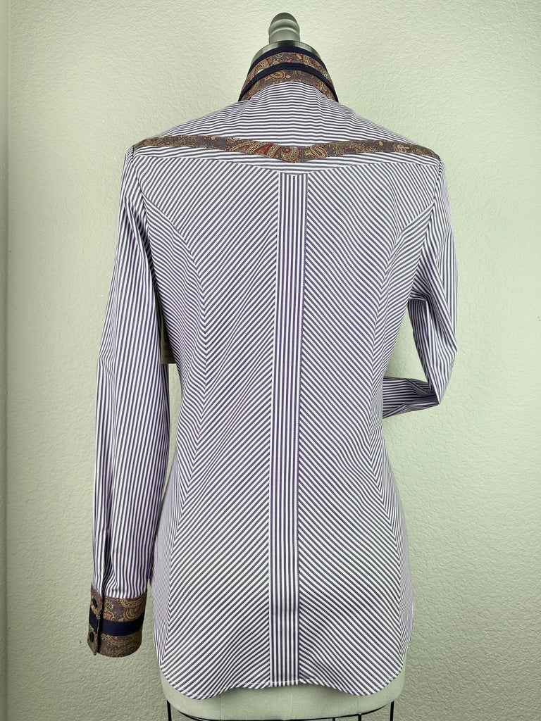 CR RanchWear Apparel & Accessories CR Statement Purple and White Bengal Stripe