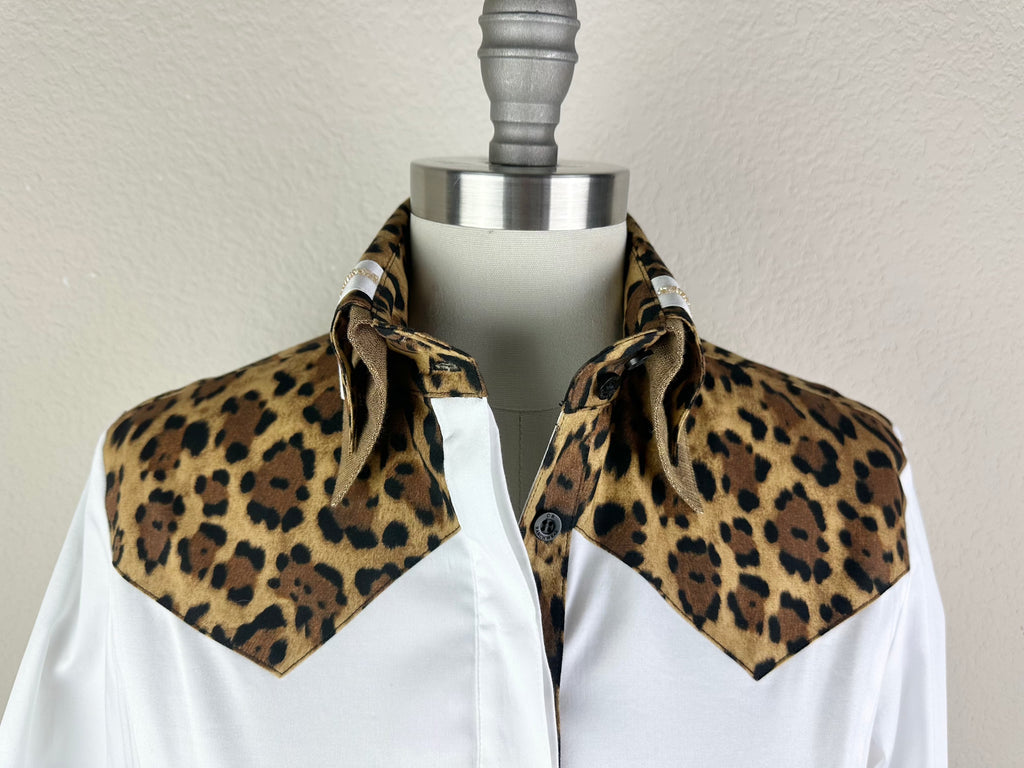 CR RanchWear Apparel & Accessories CR Statement Wild About Leopard White