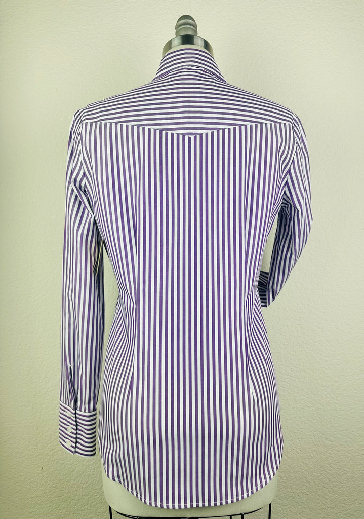 CR RanchWear Apparel & Accessories CR Tradition Purple and White Bengal Stripe