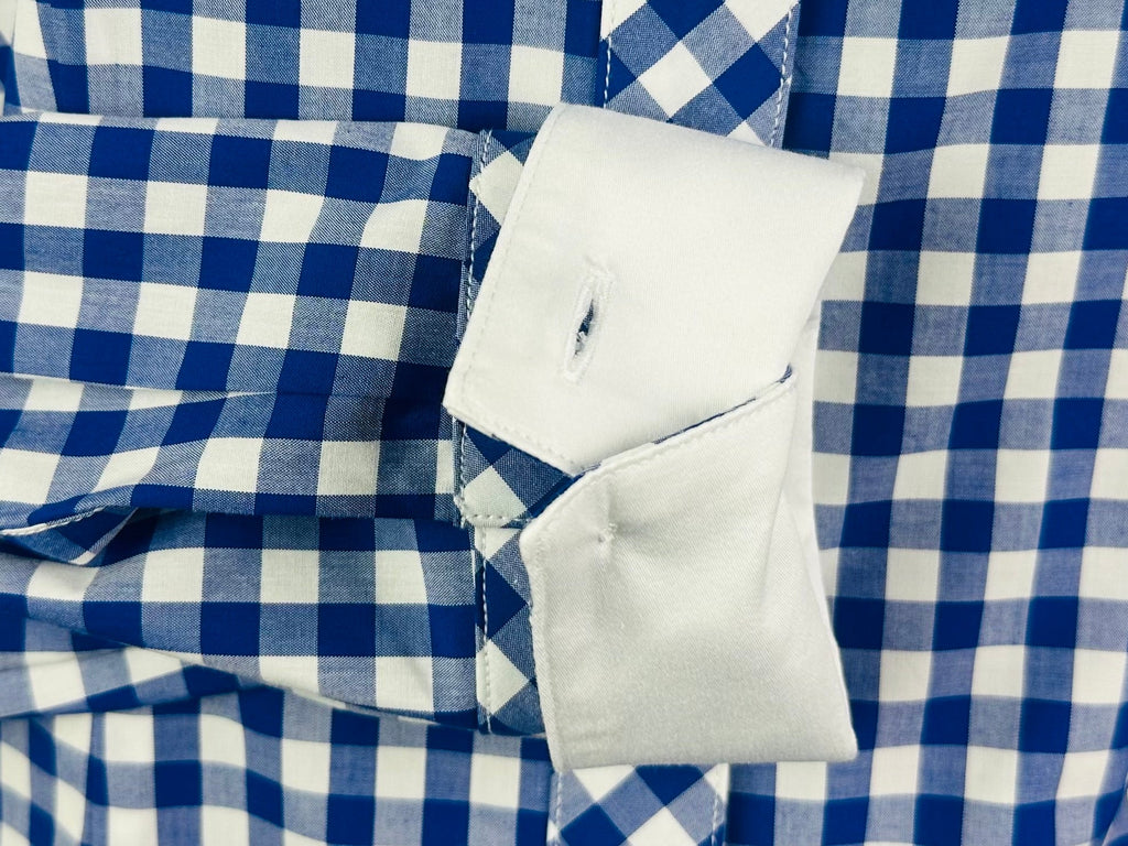 CR RanchWear Apparel & Accessories CR Western Pro Royal and White Gingham