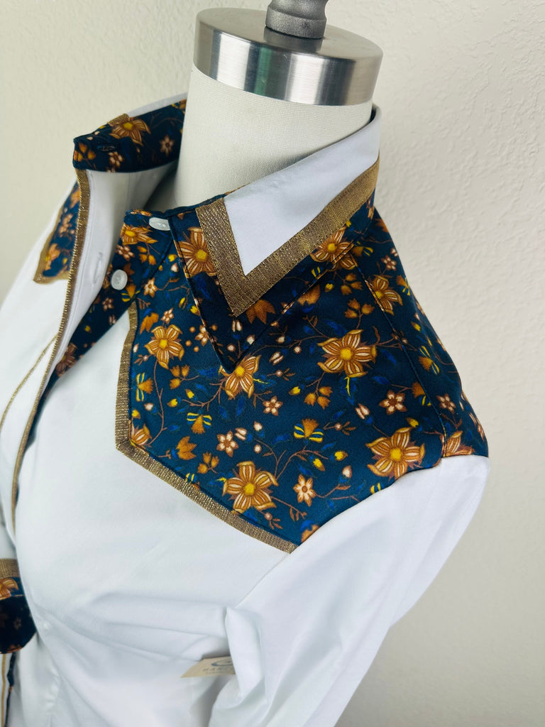 CR RanchWear Physical CR Ranch Pro White Stretch Cotton Sateen with Whiskey Floral