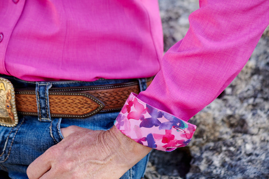 CR RanchWear Physical CR Sun Savvy Flutterby Butterfly Fuchsia