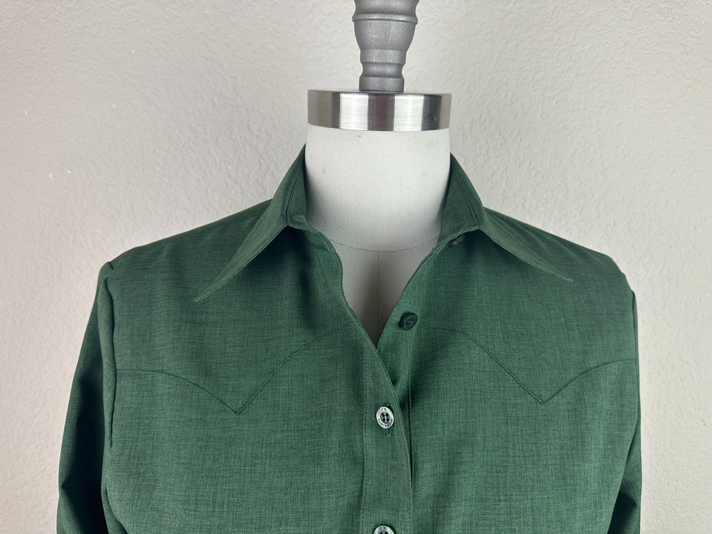 CR RanchWear Physical CR Sun Savvy Forest Green Western Pro