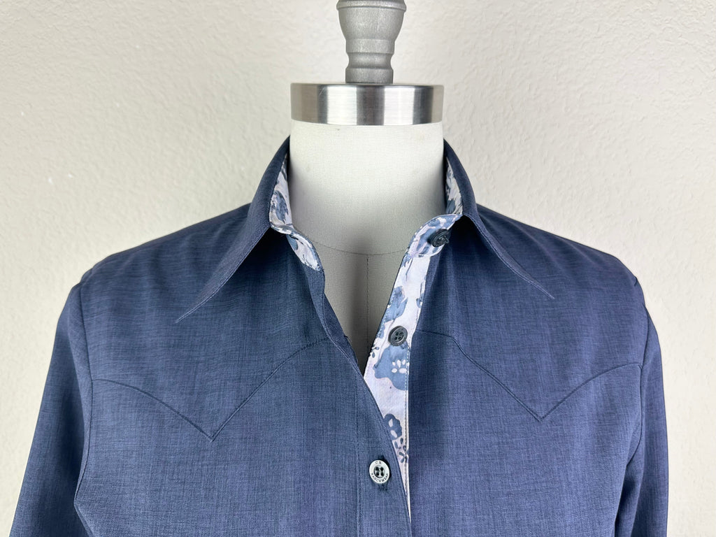 CR RanchWear Physical CR Sun Smart Batik Blossoms Navy