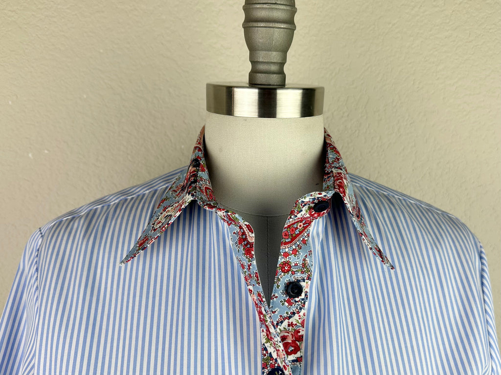 CR RanchWear Physical CR Tradition Blue and White Striped Delight