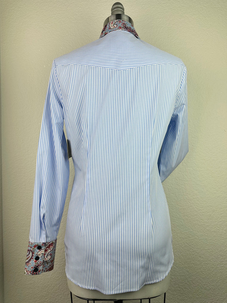 CR RanchWear Physical CR Tradition Blue and White Striped Delight