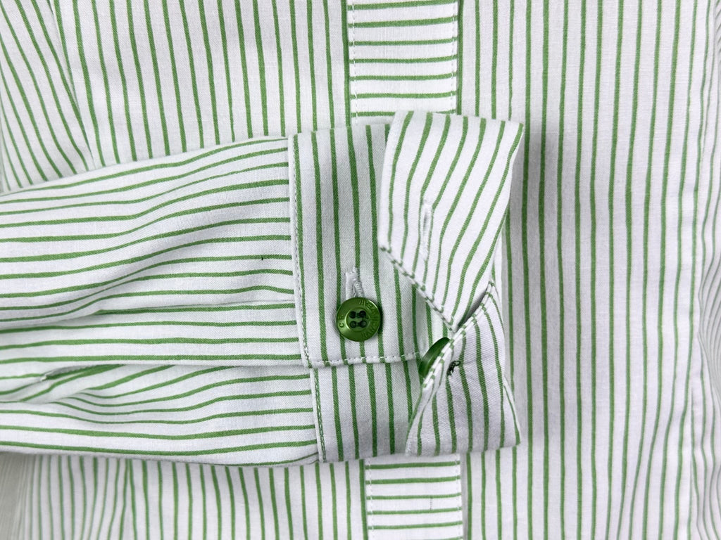 CR RanchWear Physical CR Tradition Botanic Green and White Pencil Stripe