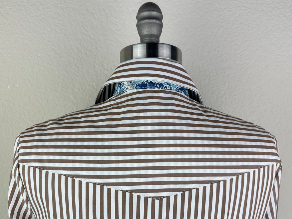 CR RanchWear Physical CR Tradition Brown and White Bengal with Paisley Contrast