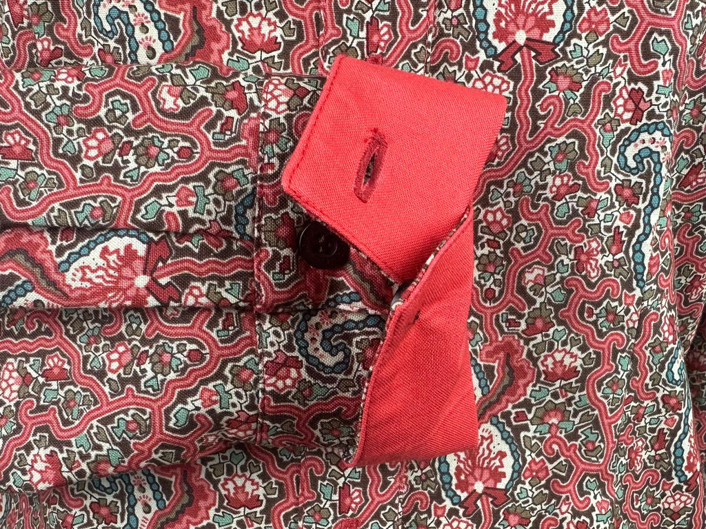 CR RanchWear Physical CR Tradition Coral and Chocolate Paisley Perfection- FINAL SALE