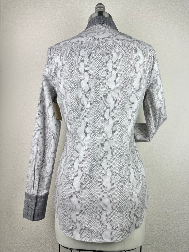 CR RanchWear Physical CR Tradition Gray Snakeskin with Sparkling Chrome- FINAL SALE