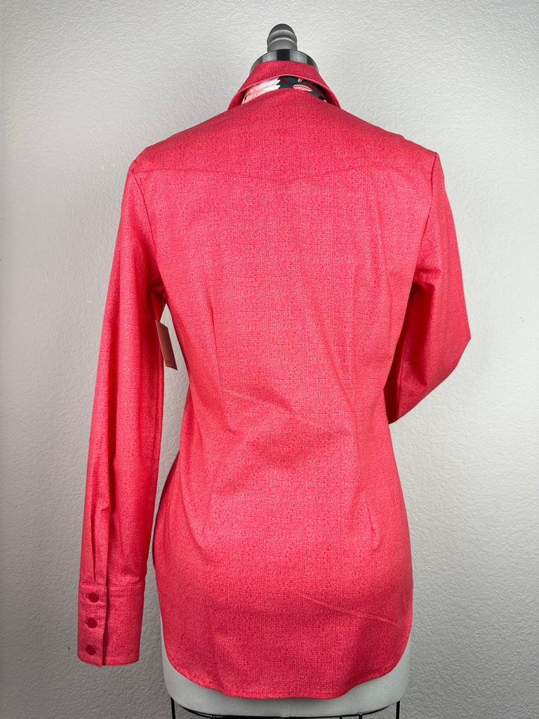CR RanchWear Physical CR Tradition Hot Coral Hatch Weave with Floral- FINAL SALE
