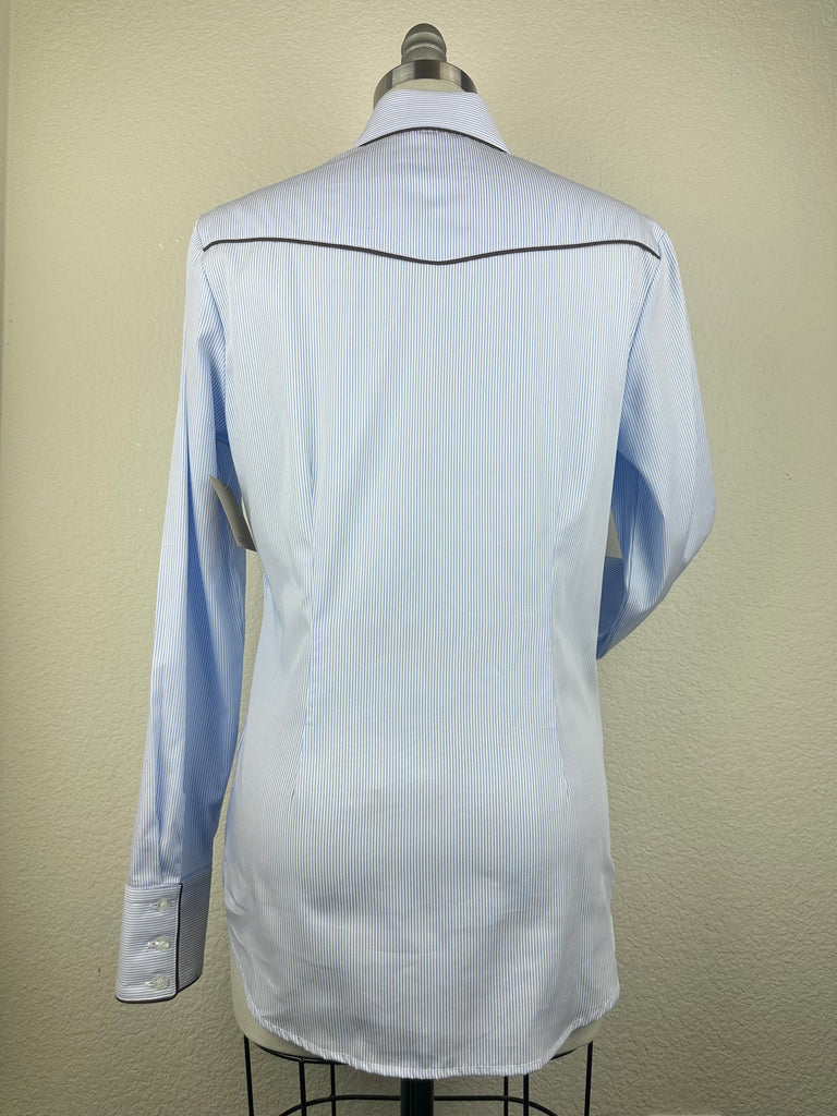 CR RanchWear Physical CR Tradition Light Blue and White Stripes- FINAL SALE