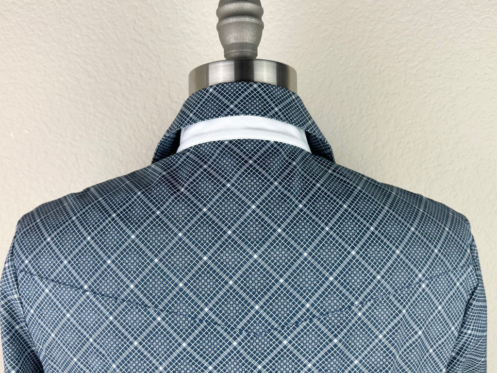 CR RanchWear Physical CR Tradition Navy and White Crossroads- FINAL SALE