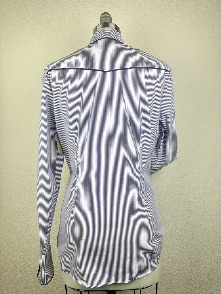 CR RanchWear Physical CR Tradition Purple and White Stripes- FINAL SALE