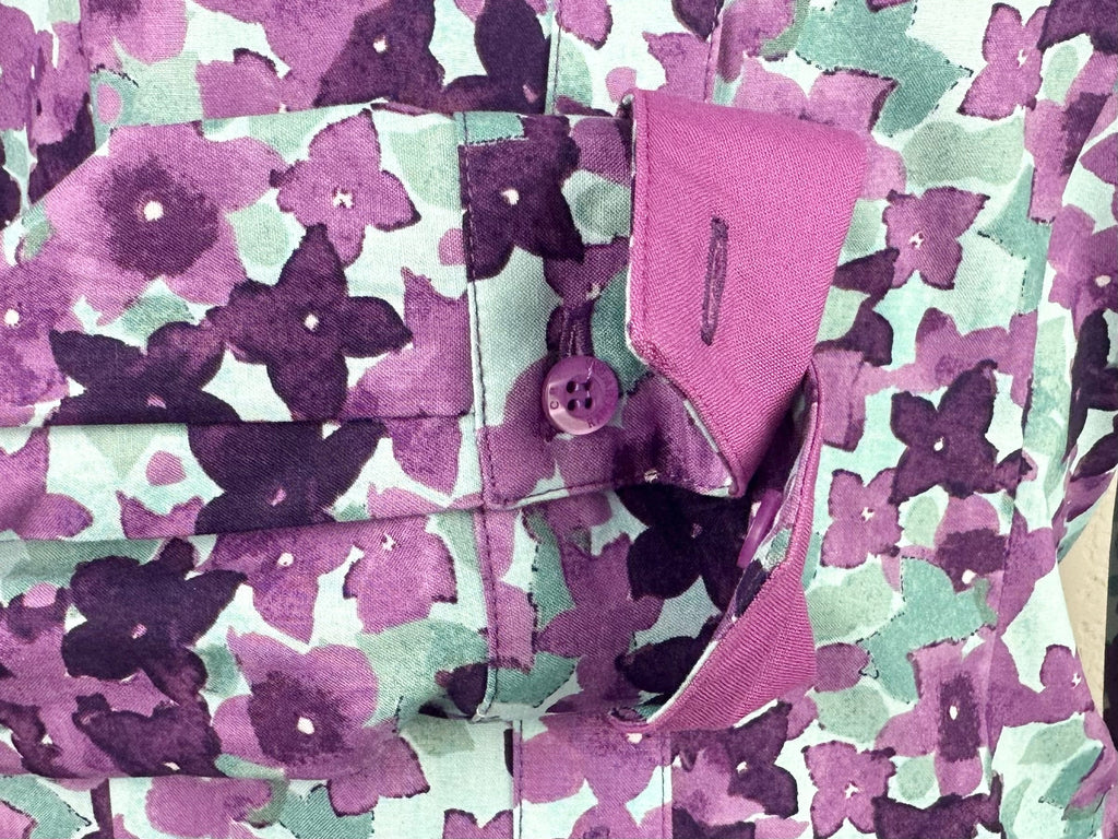 CR RanchWear Physical CR Tradition Purple Watercolor Floral- FINAL SALE