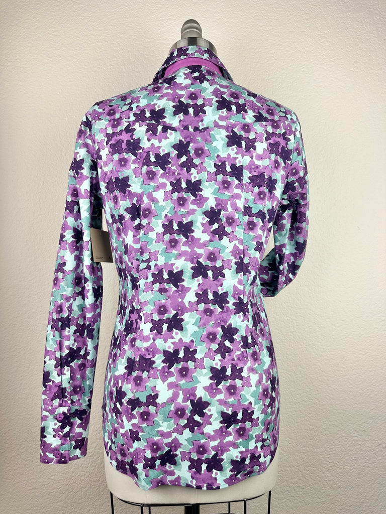 CR RanchWear Physical CR Tradition Purple Watercolor Floral- FINAL SALE