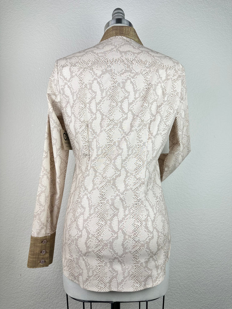 CR RanchWear Physical CR Tradition Tan Snakeskin with Sparkling Bronze- FINAL SALE