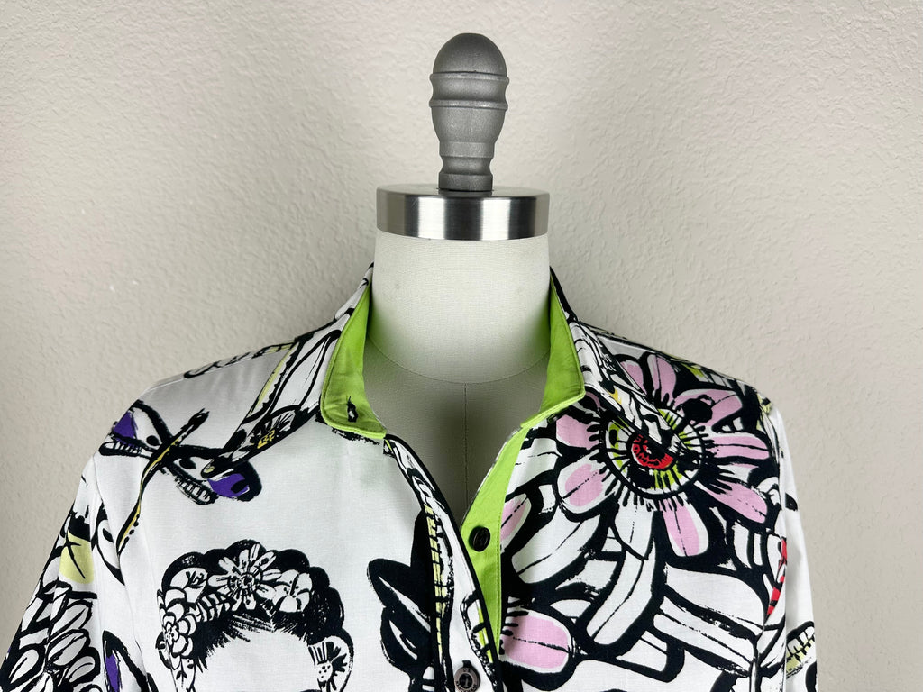 CR RanchWear Physical CR Western Pro Black and White Frida - FINAL SALE