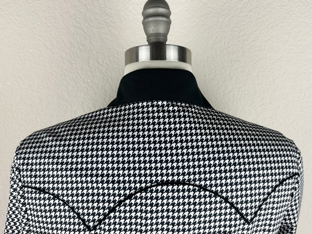 CR RanchWear Physical CR Western Pro Black and White Houndstooth with Black Contrast
