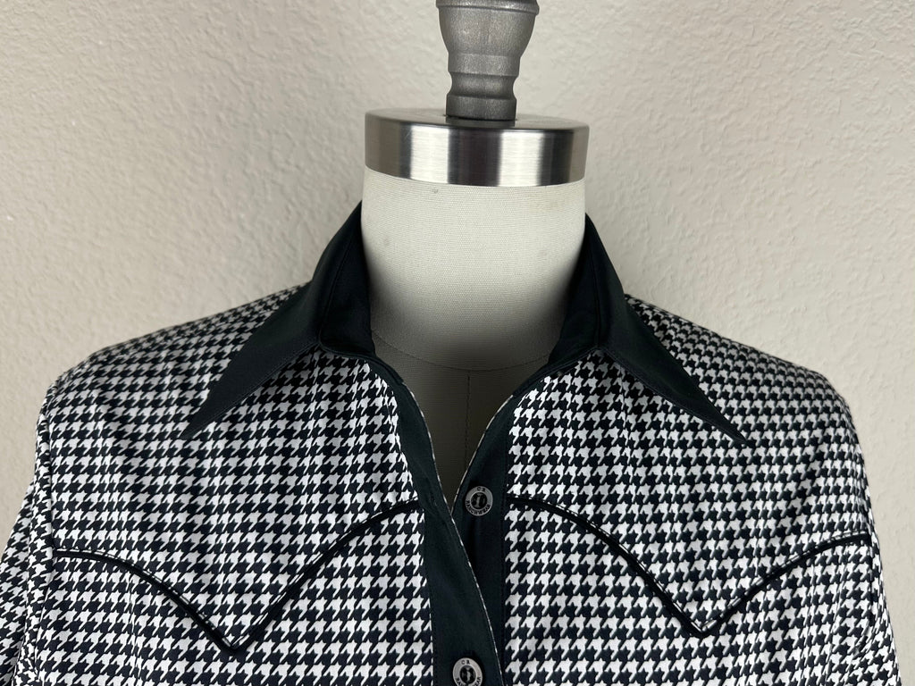 CR RanchWear Physical CR Western Pro Black and White Houndstooth with Black Contrast