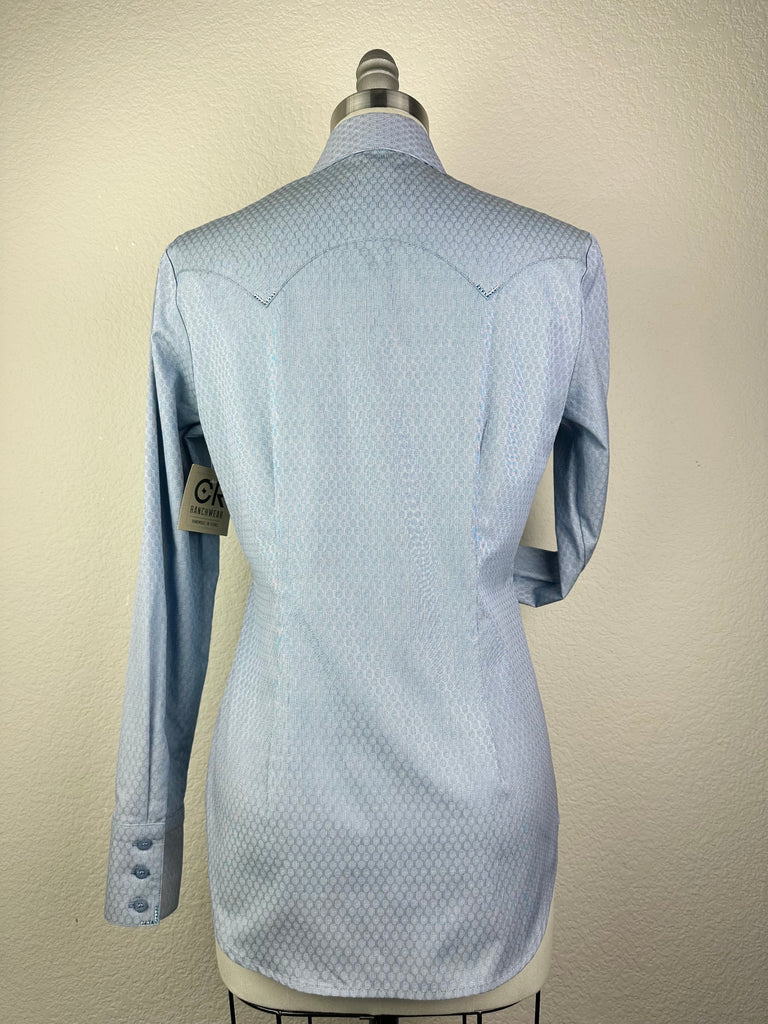 CR RanchWear Physical CR Western Pro Blue Dot Italian Cotton