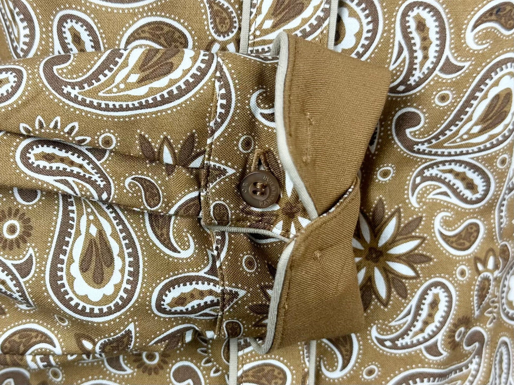 CR RanchWear Physical CR Western Pro Brown Howdy Paisley- FINAL SALE