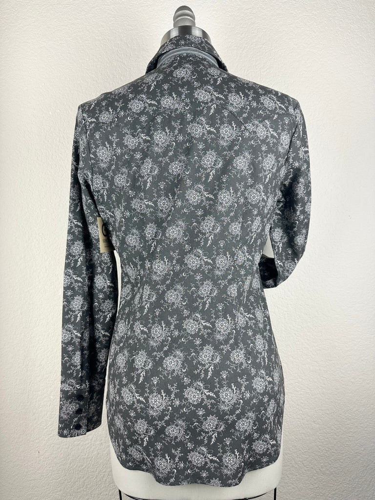 CR RanchWear Physical CR Western Pro Charcoal and White Floral- FINAL SALE