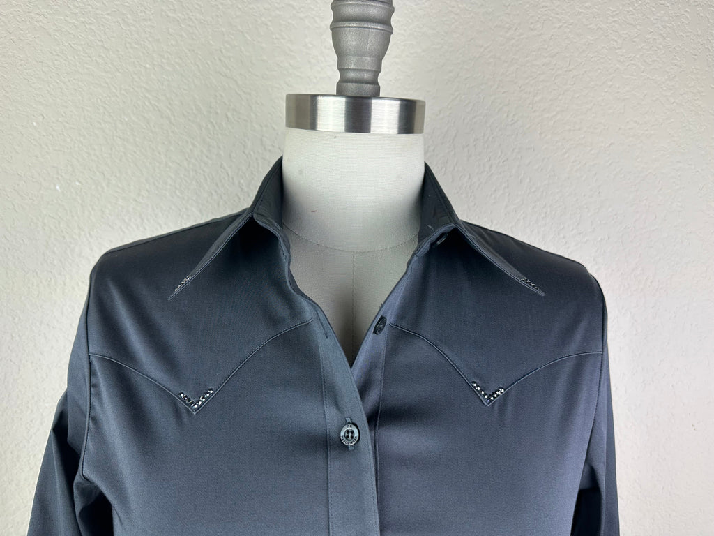 CR RanchWear Physical CR Western Pro Charcoal Stretch Cotton Sateen