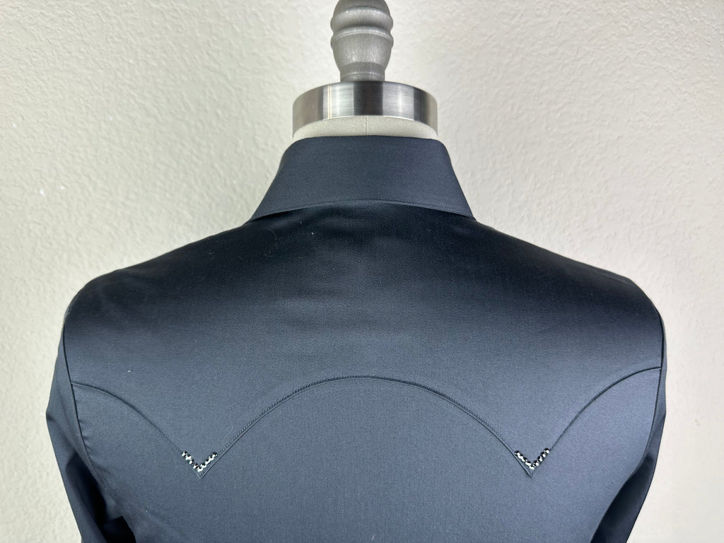 CR RanchWear Physical CR Western Pro Charcoal Stretch Cotton Sateen