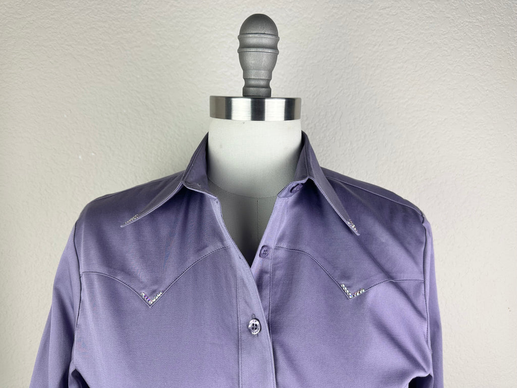 CR RanchWear Physical CR Western Pro Dusty Lilac Stretch Cotton Sateen