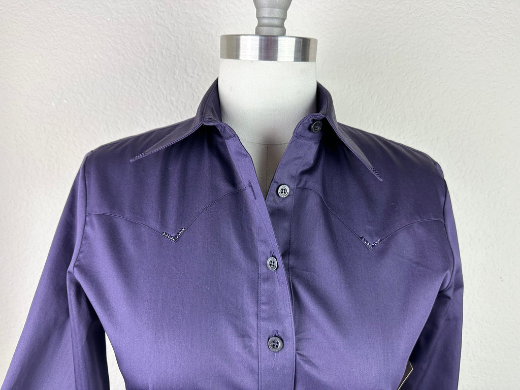 CR RanchWear Physical CR Western Pro Eggplant Cotton Sateen