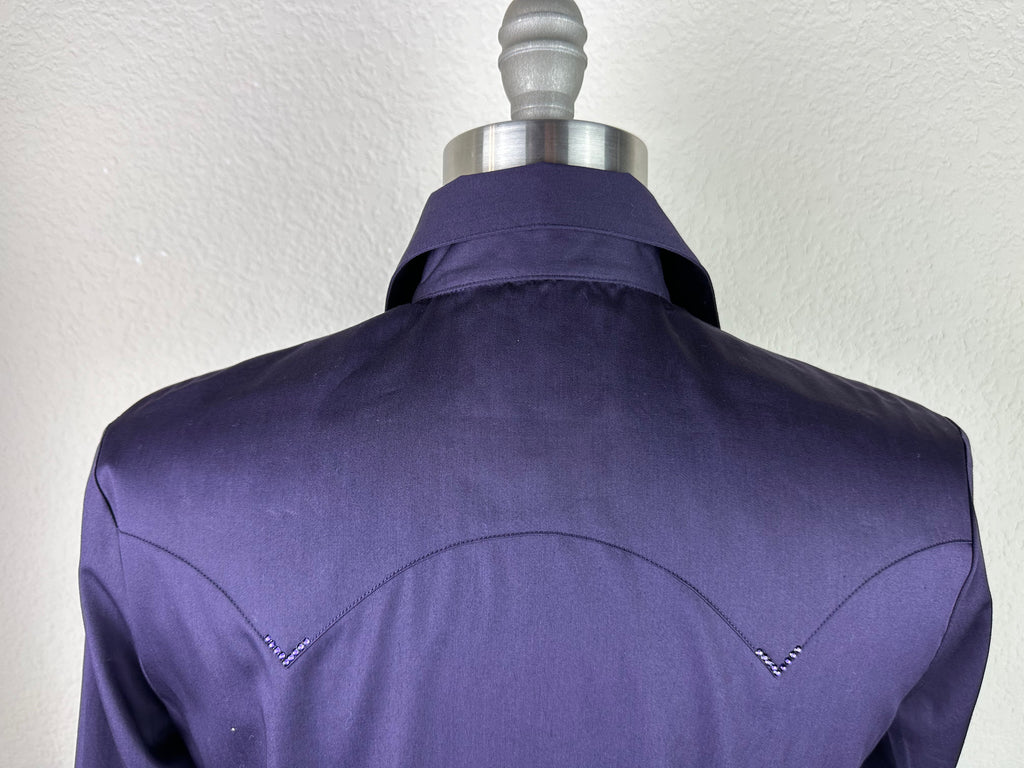 CR RanchWear Physical CR Western Pro Eggplant Cotton Sateen