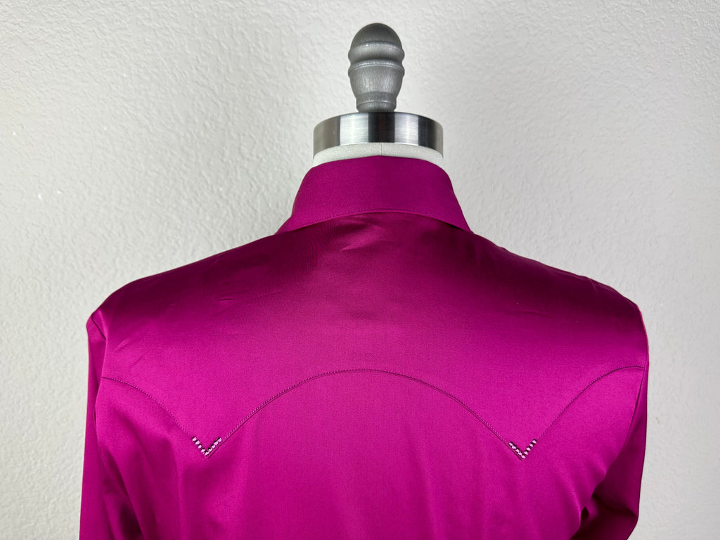 CR RanchWear Physical CR Western Pro Fuchsia Stretch Cotton Sateen