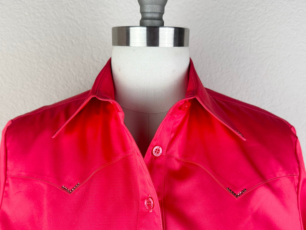 CR RanchWear Physical CR Western Pro Hot Coral Cotton Sateen